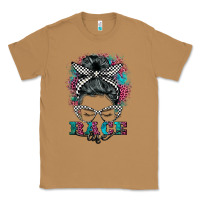 Toasted Coconut race life  messy bun Classic Tee - BarkalooDesign