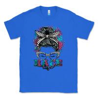 True Royal race life  messy bun Classic Tee - BarkalooDesign