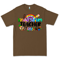 Cacao Kindergarten Teacher Life Premium Tee - LillyAllenDesigns