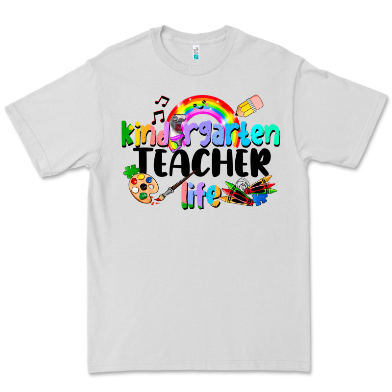 Kindergarten Teacher Life Premium Tee by LillyAllenDesigns | Teevron