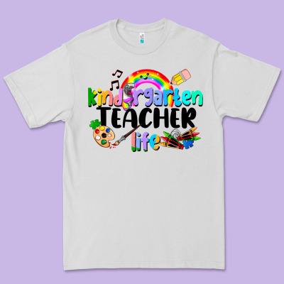 Kindergarten Teacher Life Premium Tee Designed By Lillyallendesigns