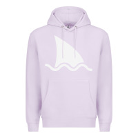 Lilac shark fin Premium Hoodie - DesigneFamous