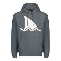 Rock shark fin Premium Hoodie - DesigneFamous