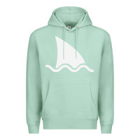 Seafoam shark fin Premium Hoodie - DesigneFamous
