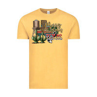 Vintage Mustard merry christmas texas Vintage Tee - SublimationCraftShop