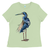 Matcha Louisiana Heron Ladies Tee - LillyAllenDesigns