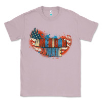 Lilac American junkie 4th of july Classic Tee - FaDigitalArtStudio