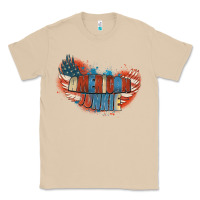 Mushroom American junkie 4th of july Classic Tee - FaDigitalArtStudio