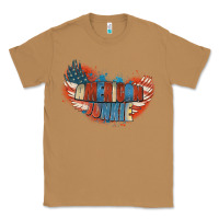 Toasted Coconut American junkie 4th of july Classic Tee - FaDigitalArtStudio