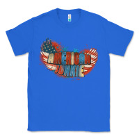 True Royal American junkie 4th of july Classic Tee - FaDigitalArtStudio