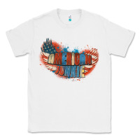 White American junkie 4th of july Classic Tee - FaDigitalArtStudio
