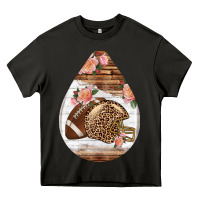 Asphalt american football and western roses teardrop Heavy Core Tee - BundleAndBundleShop