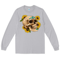 Moon Dust skull flowers and gemstone Long Sleeve Tee - Artiststas