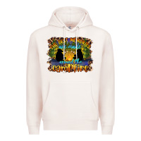 Pale Pink the best memories are made around the campfire camping Premium Hoodie - BarkalooDesign