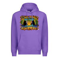 Purple the best memories are made around the campfire camping Premium Hoodie - BarkalooDesign