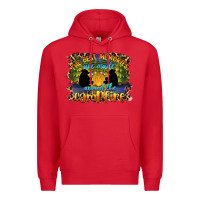 Red the best memories are made around the campfire camping Premium Hoodie - BarkalooDesign