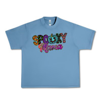 Pebble Blue spooky mama Urban Heavy Tee - SublimationCraftShop