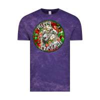 Cloud Purple christmas lincoln sheep Vintage Tee - LillyAllenDesigns