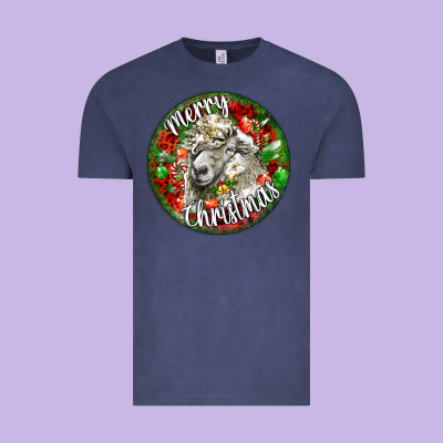 Christmas Lincoln Sheep Vintage Tee Designed By Lillyallendesigns
