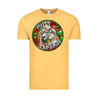 Vintage Mustard christmas lincoln sheep Vintage Tee - LillyAllenDesigns