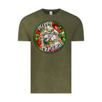 Vintage Olive christmas lincoln sheep Vintage Tee - LillyAllenDesigns