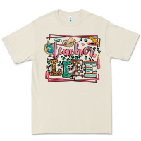 Bone Teacher life leopard frame Premium Tee - LillyAllenDesigns