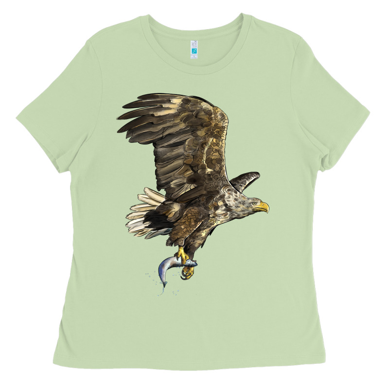 American White Sea Eagle Ladies Tee by LillyAllenDesigns | Teevron