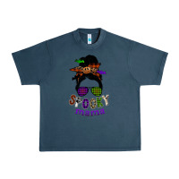 Midnight Navy spooky mama Urban Heavy Tee - SublimationCraftShop