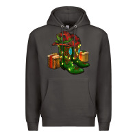 Smoke cowboy hat with boots christmas Premium Hoodie - RanaPortraitStore