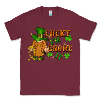 Burgundy lucky i'm gnome it St. Patricks Day Classic Tee - FaDigitalArtStudio