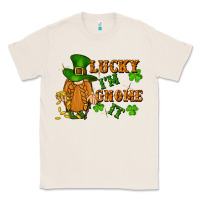Natural lucky i'm gnome it St. Patricks Day Classic Tee - FaDigitalArtStudio