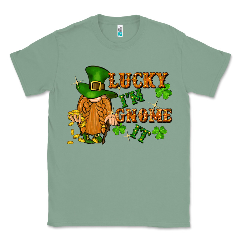 Lucky I'm Gnome It St. Patricks Day Classic Tee by FaDigitalArtStudio | Teevron