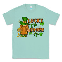 Seafoam lucky i'm gnome it St. Patricks Day Classic Tee - FaDigitalArtStudio