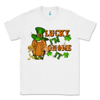 White lucky i'm gnome it St. Patricks Day Classic Tee - FaDigitalArtStudio