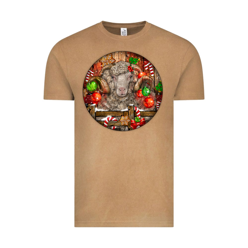 Christmas Merino Wool Sheep Vintage Tee by LillyAllenDesigns | Teevron