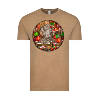 Vintage Coffee Christmas Merino Wool Sheep Vintage Tee - LillyAllenDesigns