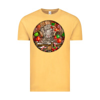 Vintage Mustard Christmas Merino Wool Sheep Vintage Tee - LillyAllenDesigns