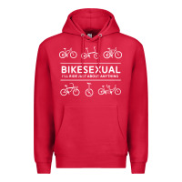 Cardinal bikesexual   cyclist bicycle biking bike cycling t shirt tee gift Premium Hoodie - DesigneFamous