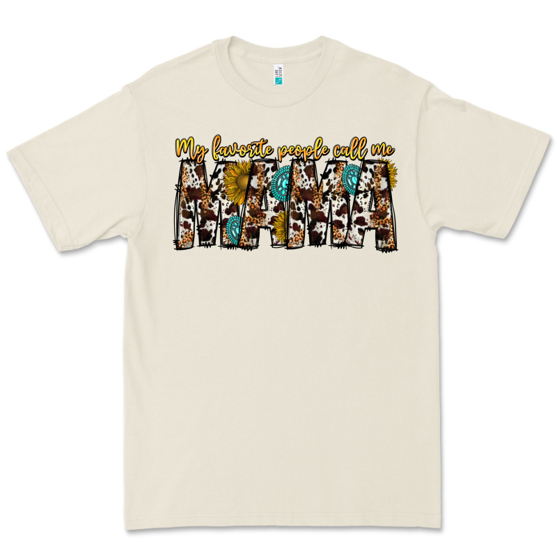 My Favorite Peoplle Call Me Mama Premium Tee by CowhideDigitalArt | Teevron
