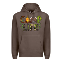 Coffee camp life Premium Hoodie - BarkalooDesign