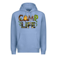 Colony Blue camp life Premium Hoodie - BarkalooDesign