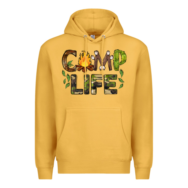 Camp Life Premium Hoodie by BarkalooDesign | Teevron