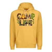 Mustard camp life Premium Hoodie - BarkalooDesign