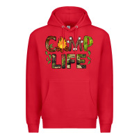 Red camp life Premium Hoodie - BarkalooDesign