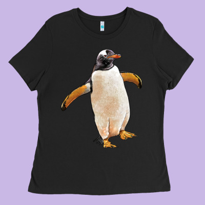 Penguin Ladies Tee Designed By Lillyallendesigns