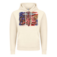 Vintage Artic patriotic nurse certified nurse  assistant medilcal symbol  background Vintage Hoodie - BarkalooDesign