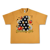 Peanut Butter ladybug birthday girl age 4 Urban Heavy Tee - LillyAllenDesigns