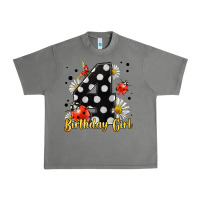 Tornado ladybug birthday girl age 4 Urban Heavy Tee - LillyAllenDesigns