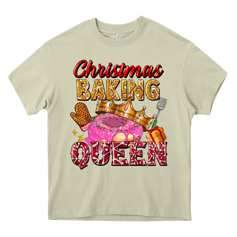 Christmas Baking Queen Heavy Core Tee by FaDigitalArtStudio | Teevron
