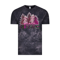 Cloud Black Merry Christmas Vintage Tee - SublimationCraftShop